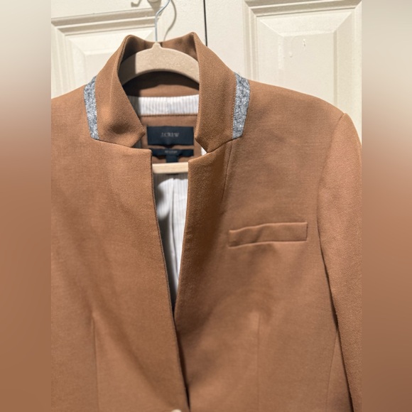 J.Crew Regent Blazer in Camel Wool Flannel , size 12 - Picture 9 of 15
